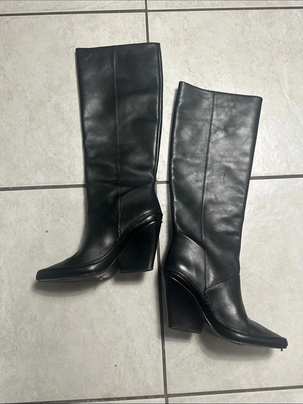 Tory‎ Burch Lila Pointed Toe Knee Boots